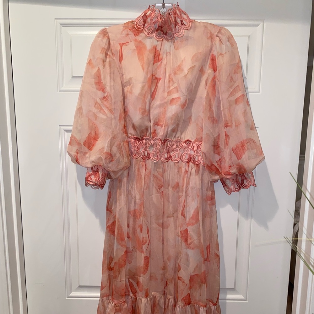 Beautiful pink midi dress. Small. New with tags - never worn.